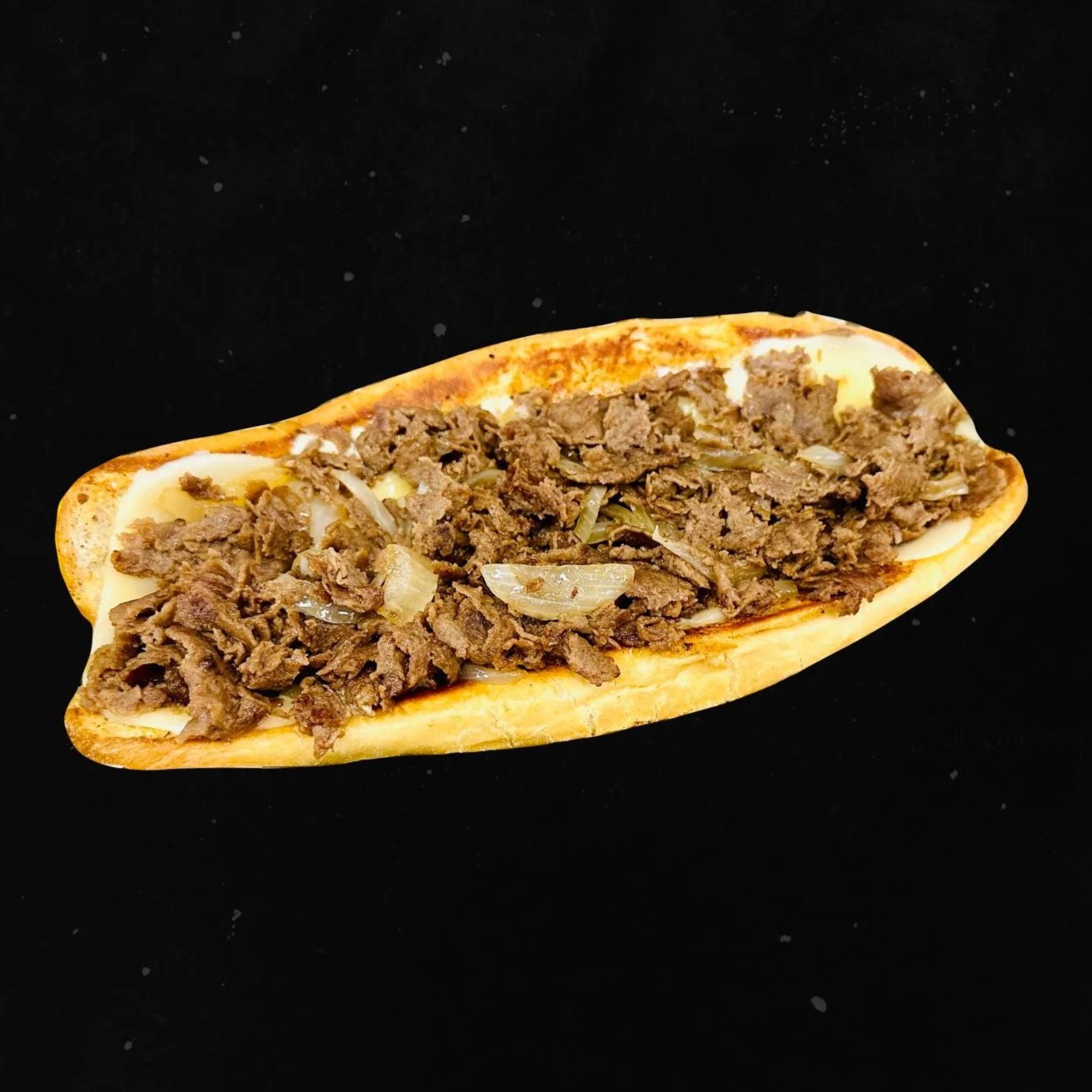 Cheesesteak Poutine with cheese curds and gravy at Phat Boy Cheesesteaks Edmonton & Sherwood Park